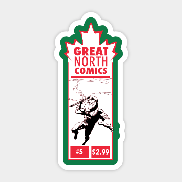 Cornerbox Auric #5 Sticker by Great North Comic Shop